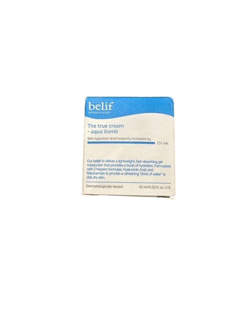 Belif The True Cream Aqua Bomb Moisturizer 10 ml NIB